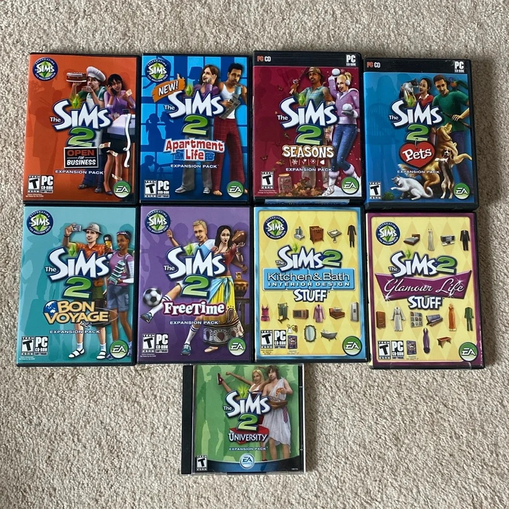 Sims 2 Expansion Pack Bundle